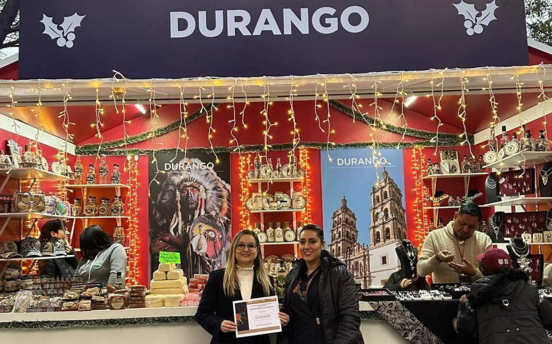 Sobresalió Durango en Festival Navideño Turístico 2023 en la CDMX